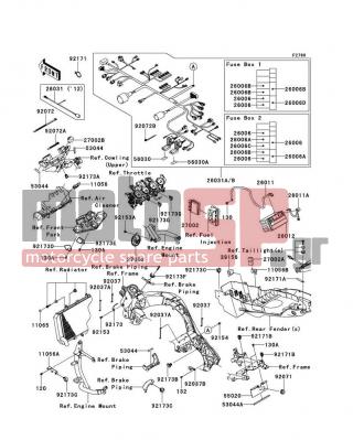 KAWASAKI - VERSYS® 1000 (EUROPEAN) 2013 -  - Chassis Electrical Equipment - 92037-1903 - CLAMP,SPEED,L=80.5