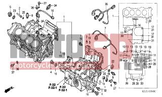 HONDA - CBR1100XX (ED) 2003 - Κινητήρας/Κιβώτιο Ταχυτήτων - CRANKCASE - 90017-MAT-000 - BOLT, FLANGE, 7X40