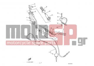 YAMAHA - IT200 (EUR) 1986 - Frame - STEERING HANDLE CABLE - 22W-26243-00-00 - Tube, Throttle Guide