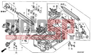 HONDA - VFR800 (ED) 2000 - Κινητήρας/Κιβώτιο Ταχυτήτων - THROTTLE BODY (ASSY.) - 91301-PM7-003 - O-RING, 7.3X2.2 (ARAI)