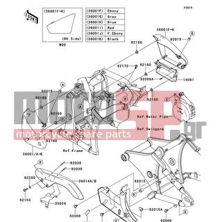 KAWASAKI - VULCAN® 900 CLASSIC 2013 - Body Parts - Side Covers/Chain Cover - 92153-1356 - BOLT,SOCKET,6X22