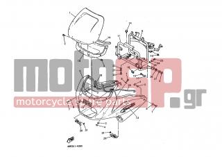 YAMAHA - XJ600S (EUR) 1994 - Body Parts - COWLING 1 - 4BR-28350-10-P3 - Cowling Assy