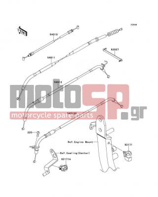 KAWASAKI - Z1000 2013 -  - Cables - 54011-0105 - CABLE-CLUTCH