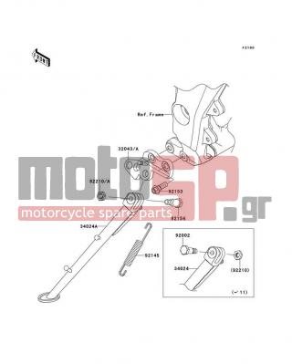 KAWASAKI - Z1000 2013 -  - Stand(s) - 92145-0562 - SPRING,SIDE STAND
