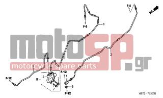 HONDA - XL1000V (ED) Varadero 2003 - Brakes - PROPORTIONING CONTROL VALVE (XL1000V) - 95801-0603207 - BOLT, FLANGE, 6X32