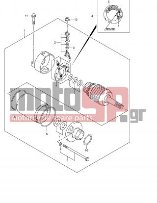 SUZUKI - DR-Z400 S (E2) 2006 - Electrical - STARTING MOTOR - 09280-24003-000 - O RING (D:3.0,ID:24.5)