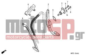 HONDA - CBF500A (ED) ABS 2006 - Engine/Transmission - CAM CHAIN/TENSIONER - 14560-MY5-851 - GASKET, TENSIONER LIFTER