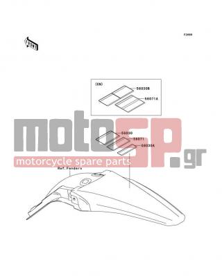 KAWASAKI - KX™450F 2012 - Body Parts - Labels