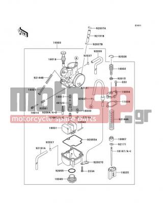 KAWASAKI - KX™85 2012 - Κινητήρας/Κιβώτιο Ταχυτήτων - Carburetor - 16187-1176 - NEEDLE-JET,NAPC