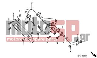 HONDA - FES250 (ED) 2002 - Exhaust - EXHAUST MUFFLER (FES250Y/1/2) - 18293-GZ5-000 - RUBBER, PROTECTOR PACKING