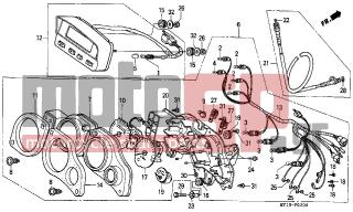 HONDA - XRV750 (IT) Africa Twin 1993 - Electrical - METER - 90108-GN2-008 - SCREW-WASHER, 3X10