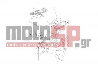 YAMAHA - TDM 900 (GRC) 2004 - Body Parts - SIDE COVER - 26H-21828-00-00 - Elbow