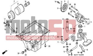 HONDA - CBR1100XX (ED) 2002 - Κινητήρας/Κιβώτιο Ταχυτήτων - OIL PUMP-OIL PAN-OIL FILTER