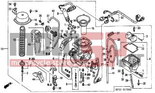 HONDA - FES250 (ED) 2002 - Κινητήρας/Κιβώτιο Ταχυτήτων - CARBURETOR - 16163-MW3-A90 - GASKET, FLOAT CHAMBER