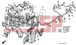 HONDA - CBR1000F (ED) 1995 - Electrical - WIRE HARNESS - 30520-ML7-000 - SPACER, IGNITION COIL