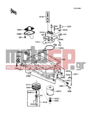 KAWASAKI - VOYAGER 1987 - Κινητήρας/Κιβώτιο Ταχυτήτων - Oil Pan/Oil Filter - 32099-1017 - CASE,OIL FILTER