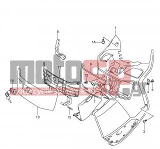 SUZUKI - AN400 (E2) Burgman 2001 - Body Parts - FRONT BOX (MODEL X/Y) - 03242-05163-000 - SCREW