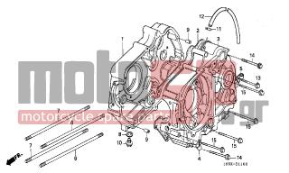 HONDA - Z50J (DK) 1996 - Κινητήρας/Κιβώτιο Ταχυτήτων - CRANKCASE - 90704-035-000 - PIN A, KNOCK, 10X14