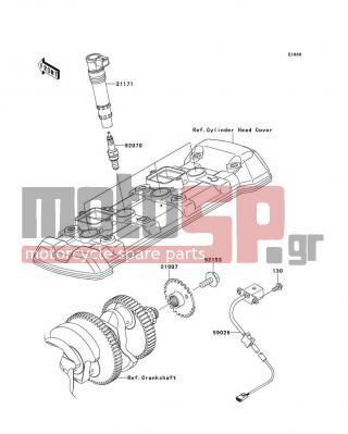 KAWASAKI - VERSYS® 1000 (EUROPEAN) 2012 -  - Ignition System - 21171-0028 - COIL-ASSY-IGNITION