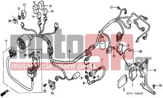 HONDA - FES250 (ED) 2005 - Electrical - WIRE HARNESS - 30731-KFG-000 - CORD ASSY., HIGH TENSION