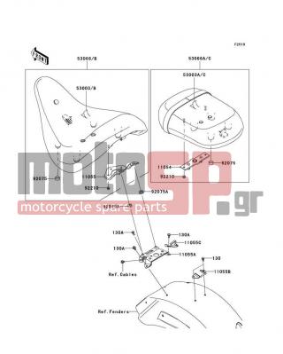 KAWASAKI - VULCAN® 1700 CLASSIC 2012 - Body Parts - Seat