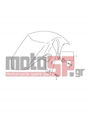SUZUKI - GSR750 (E21) 2011 - Body Parts - FRONT FENDER - 09139-06146-000 - SCREW (6X16)