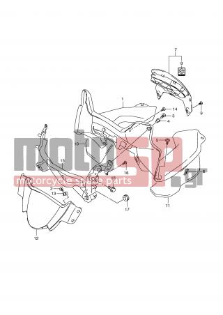 SUZUKI - GSXF650 (E2) 2010 - Body Parts - METER PANEL -  - PANEL, METER FRONT 