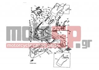 YAMAHA - FJ1200A (EUR) 1992 - Body Parts - COWLING 1 - 90202-06170-00 - Washer, Plate