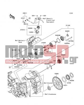 KAWASAKI - VULCAN® 1700 VAQUERO® 2012 -  - Starter Motor - 13280-1263 - HOLDER