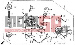 HONDA - SH125 (ED) 2004 - Κινητήρας/Κιβώτιο Ταχυτήτων - CARBURETOR - 16166-KGF-911 - JET, NEEDLE