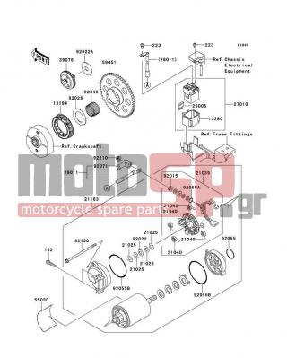 KAWASAKI - VULCAN® 900 CLASSIC 2012 -  - Starter Motor - 92015-1476 - NUT,STARTER MOTOR