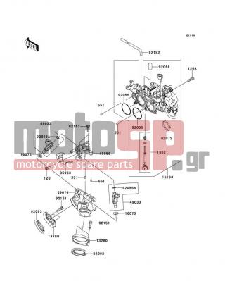 KAWASAKI - VULCAN® 900 CLASSIC 2012 - Κινητήρας/Κιβώτιο Ταχυτήτων - Throttle - 16021-0016 - SCREW-THROTTLE STOP