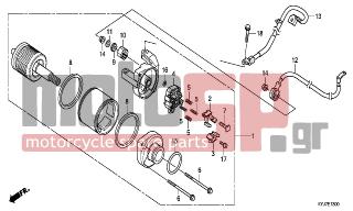 HONDA - CBR250R (ED) ABS   2011 - Electrical - STARTING MOTOR - 31203-MEW-921 - HOLDER, BRUSH