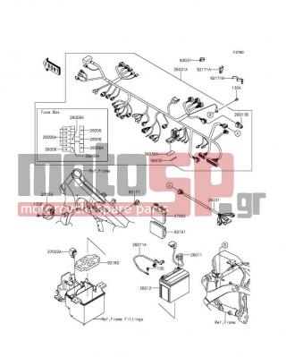 KAWASAKI - VULCAN® 900 CLASSIC LT 2012 -  - Chassis Electrical Equipment - 27003-0039 - HORN