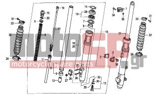HONDA - XR650R (ED) 2006 - Suspension - FRONT FORK - 45461-MG3-650 - CLAMPER A, FR. BRAKE CABLE