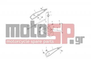 YAMAHA - FZ1-S 1000 (GRC) 2007 - Body Parts - SIDE COVER - 90119-06228-00 - Bolt, With Washer