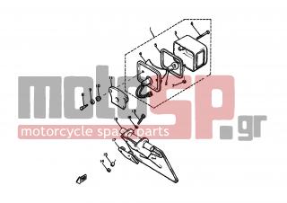 YAMAHA - XJ650 (EUR) 1980 - Electrical - TAILLIGHT - 1M1-84524-60-00 - Screw,lens Fitting