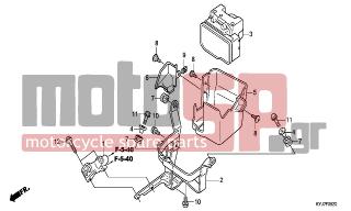 HONDA - CBR250R (ED) ABS   2011 - Brakes - ABS MODULATOR - 95701-0601200 - BOLT, FLANGE, 6X12
