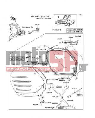 KAWASAKI - CONCOURS® 14 ABS 2011 -  - Accessory - 92200-0375 - WASHER