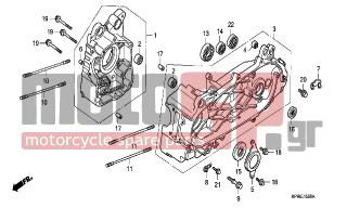 HONDA - SH150 (ED) 2001 - Κινητήρας/Κιβώτιο Ταχυτήτων - CRANKCASE - 95701-0801400 - BOLT, FLANGE, 8X14