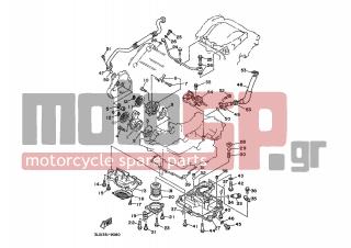 YAMAHA - XTZ750 (EUR) 1990 - Engine/Transmission - OIL PUMP - 3LD-13161-00-00 - Pipe, Delivery 1