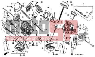 HONDA - XRV750 (ED) Africa Twin 1998 - Engine/Transmission - CARBURETOR (COMPONENT PARTS) - 16163-MAY-000 - GASKET, FLOAT CHAMBER