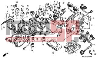HONDA - VFR800 (ED) 2000 - Electrical - WIRE HARNESS