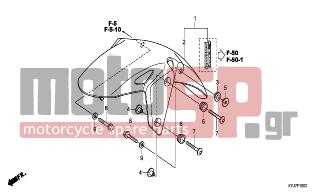 HONDA - CBR250R (ED) ABS   2011 - Body Parts - FRONT FENDER - 90130-KYJ-900 - SCREW, PAN, 6X22