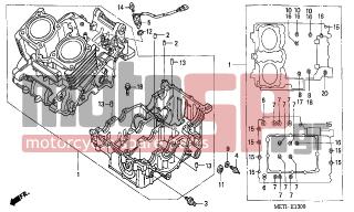 HONDA - CBF500A (ED) ABS 2006 - Engine/Transmission - CRANKCASE - 95701-1007500 - BOLT, FLANGE, 10X75