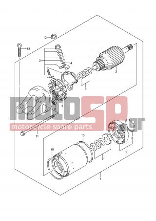 SUZUKI - GSF1200 (E2) 2006 - Electrical - STARTING MOTOR - 09128-06024-000 - BOLT (6X25)