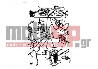 YAMAHA - TY50 (EUR) 1978 - Electrical - ELECTRICAL - 597-82590-40-00 - Wire Harness Ass'y
