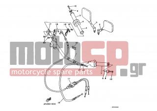 YAMAHA - TDR125 (GRC) 1997 - Frame - STEERING HANDLE CABLE - 4FU-26301-10-00 - Throttle Cable Assy