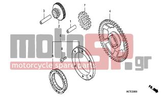 HONDA - FJS400D (ED) Silver Wing 2006 - Engine/Transmission - STARTING CLUTCH - 28125-MCT-003 - OUTER ASSY., STARTING CLUTCH