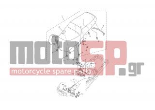 YAMAHA - TDM900 ABS (GRC) 2005 - Body Parts - SEAT - 5PS-2117K-00-00 - Stay, Lock